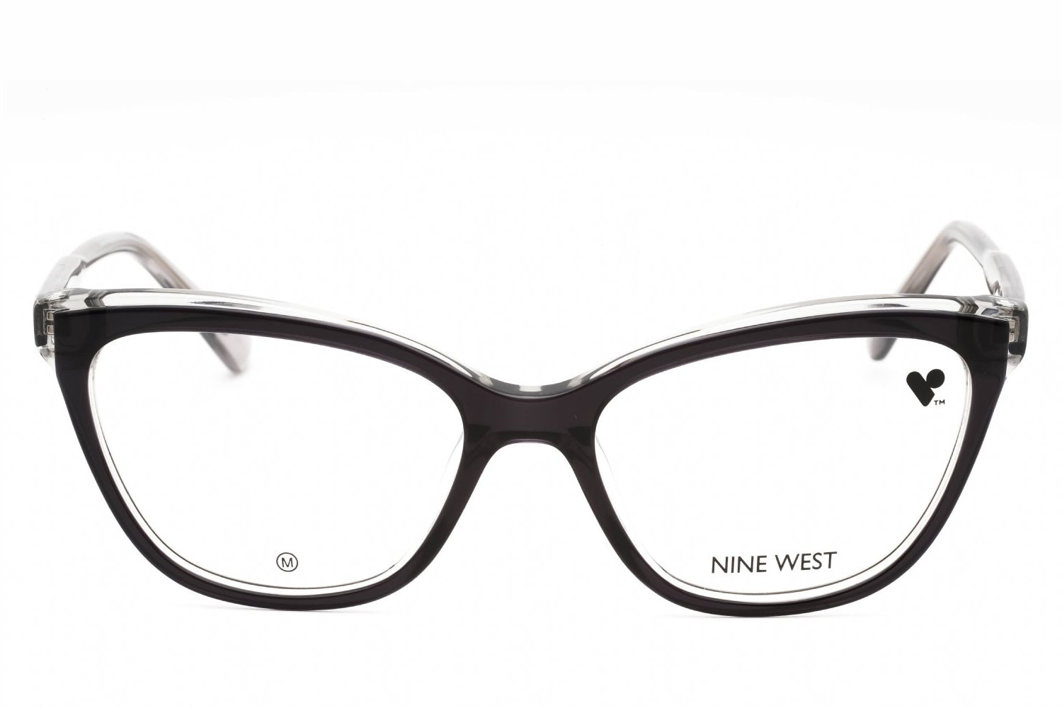 Nine West NW5219 Cat-Eye Acetate Eyeglasses — Gray, view 2