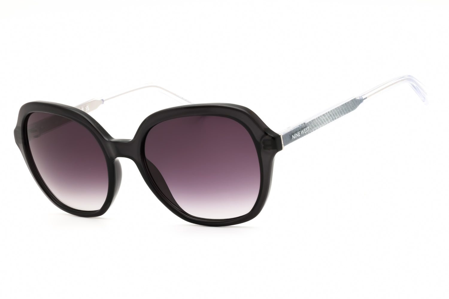Nine West NW671S Gradient Lens Sunglasses — Black by Nine West