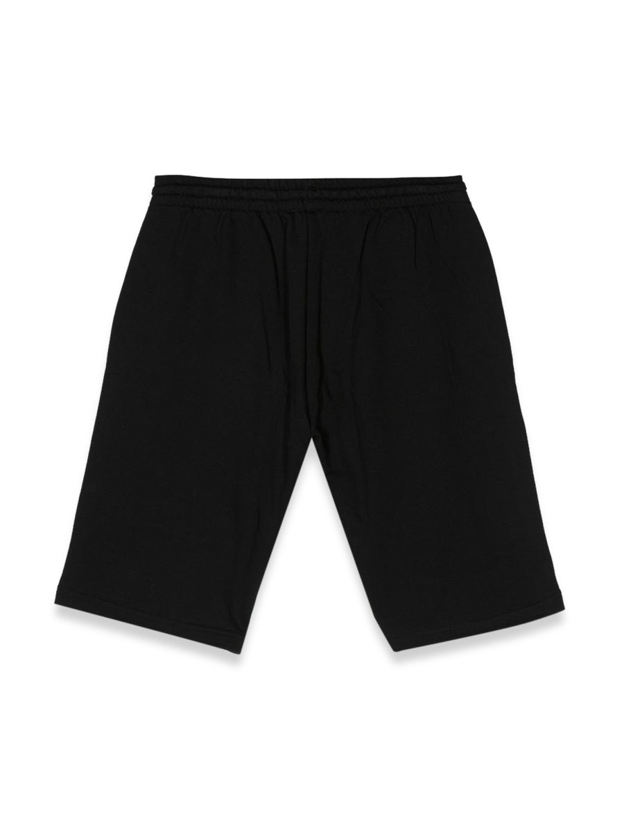 Nº21 Logo Cotton Bermuda Shorts — Black, view 2
