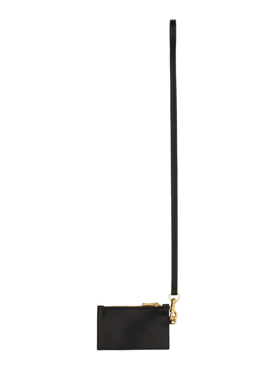 Nº21 Removable Shoulder Strap Card Holder — Black, view 2