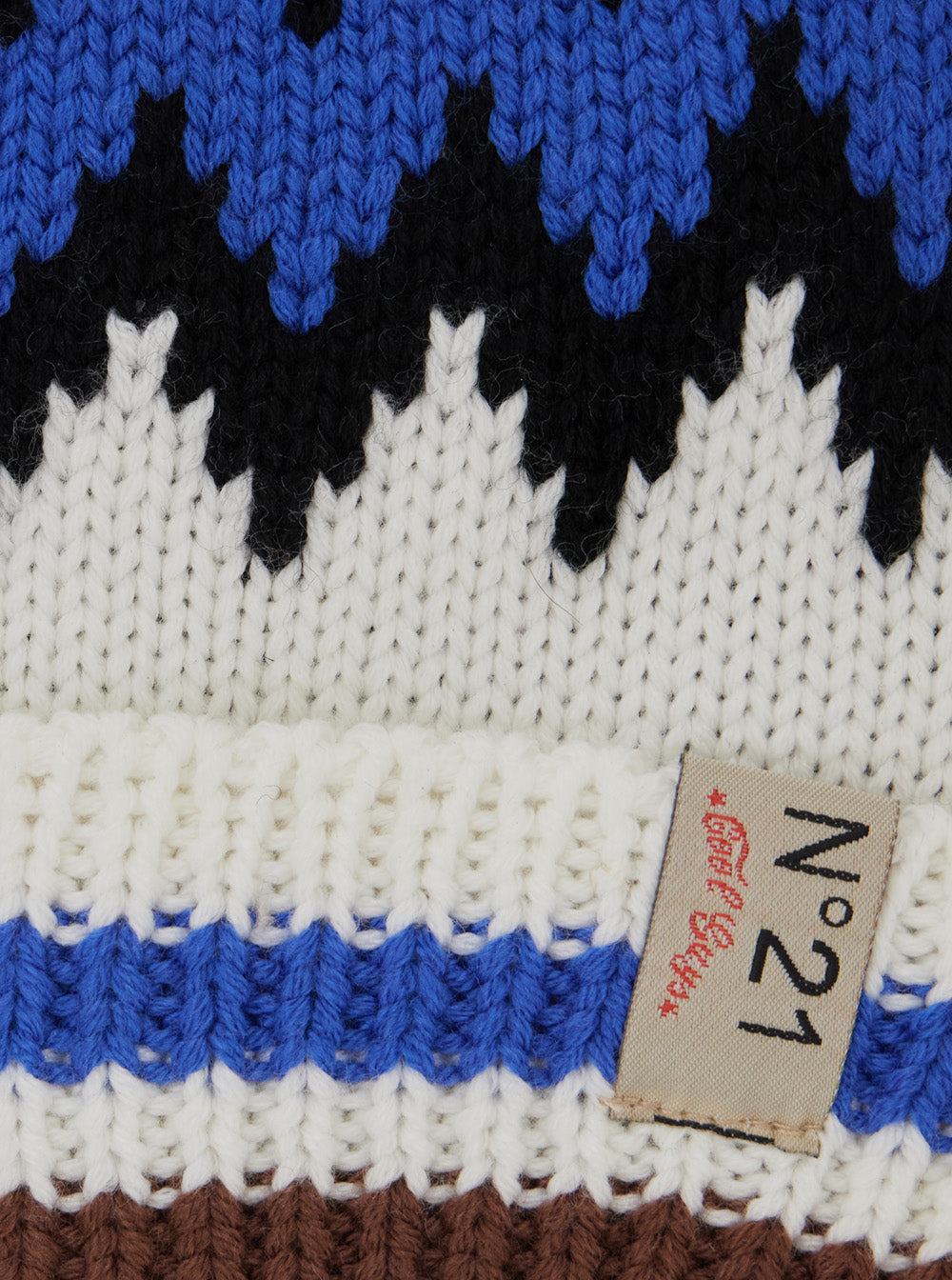 Nº21 N210GXN0550N21F46M Wool-Blend Knit Beanie — Multicolor, view 3