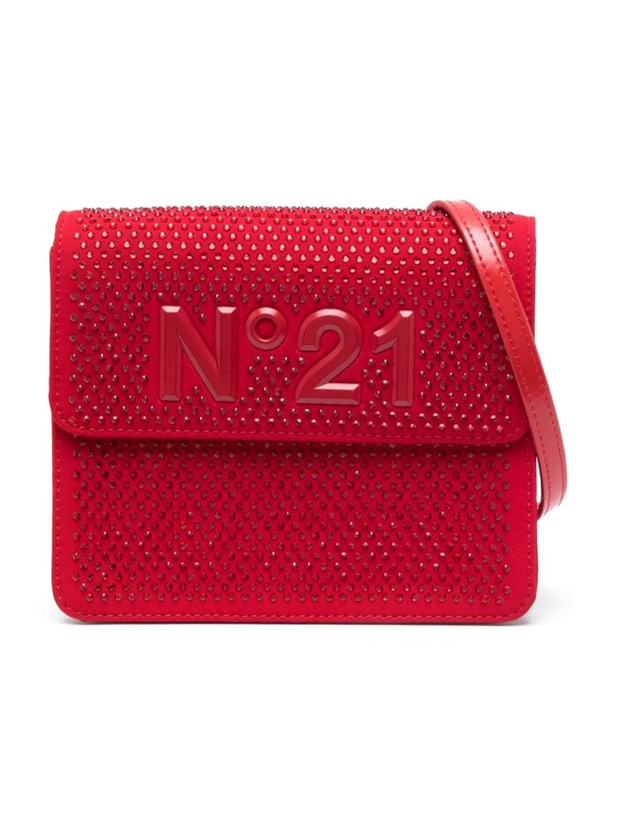 Nº21 Polyester Pouch Shoulder Bag — Red by Nº21
