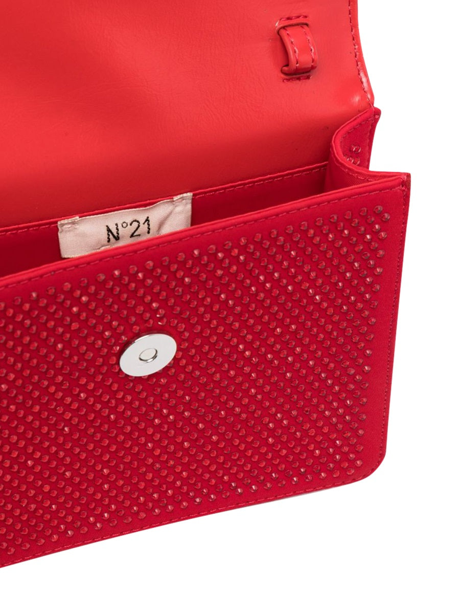 Nº21 Polyester Pouch Shoulder Bag — Red, view 2