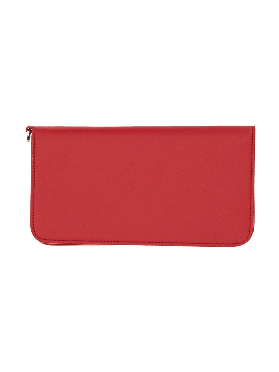 Nº21 Logo Leather Wallet — Red, view 2