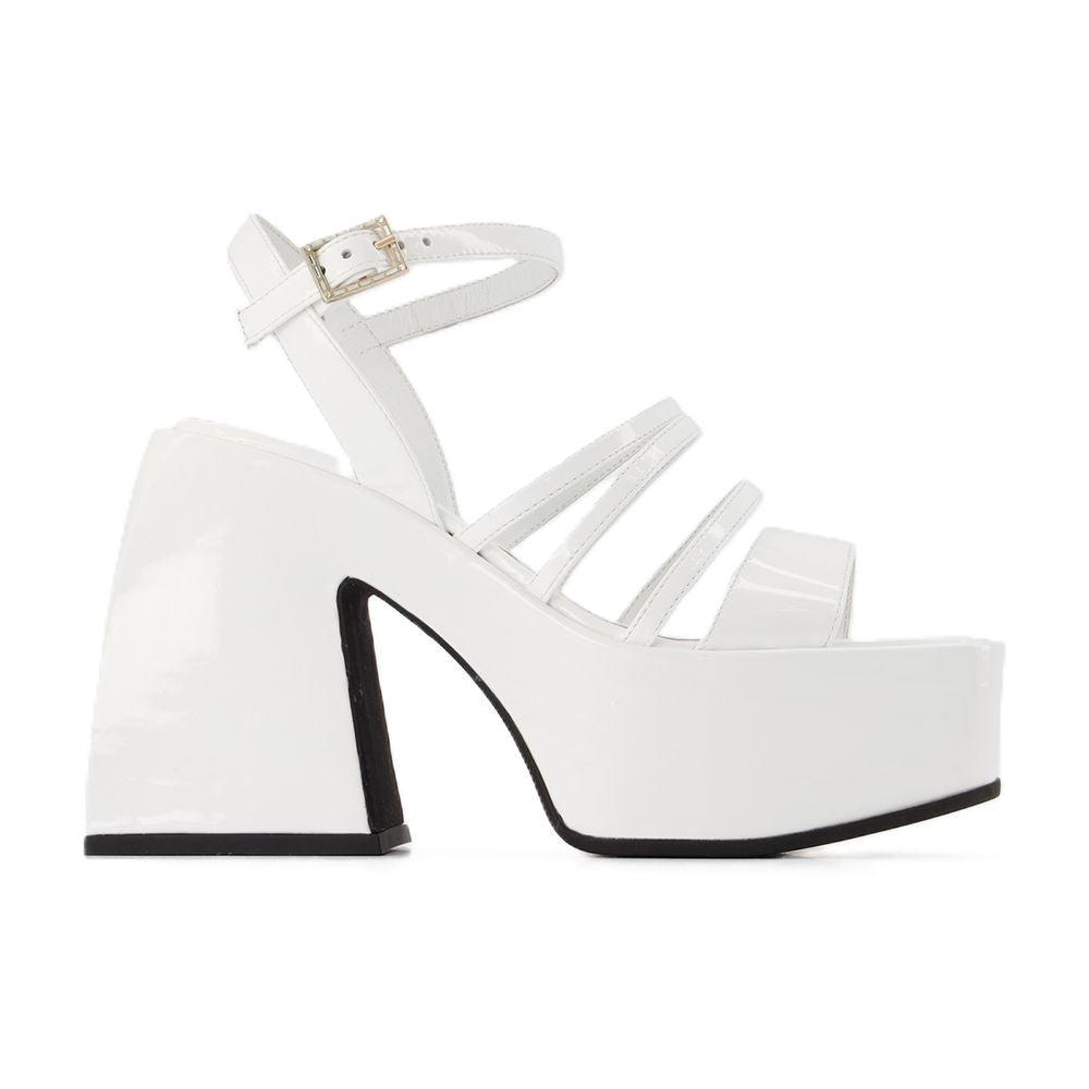 Nodaleto Bulla Chibi Heel — White by Nodaleto