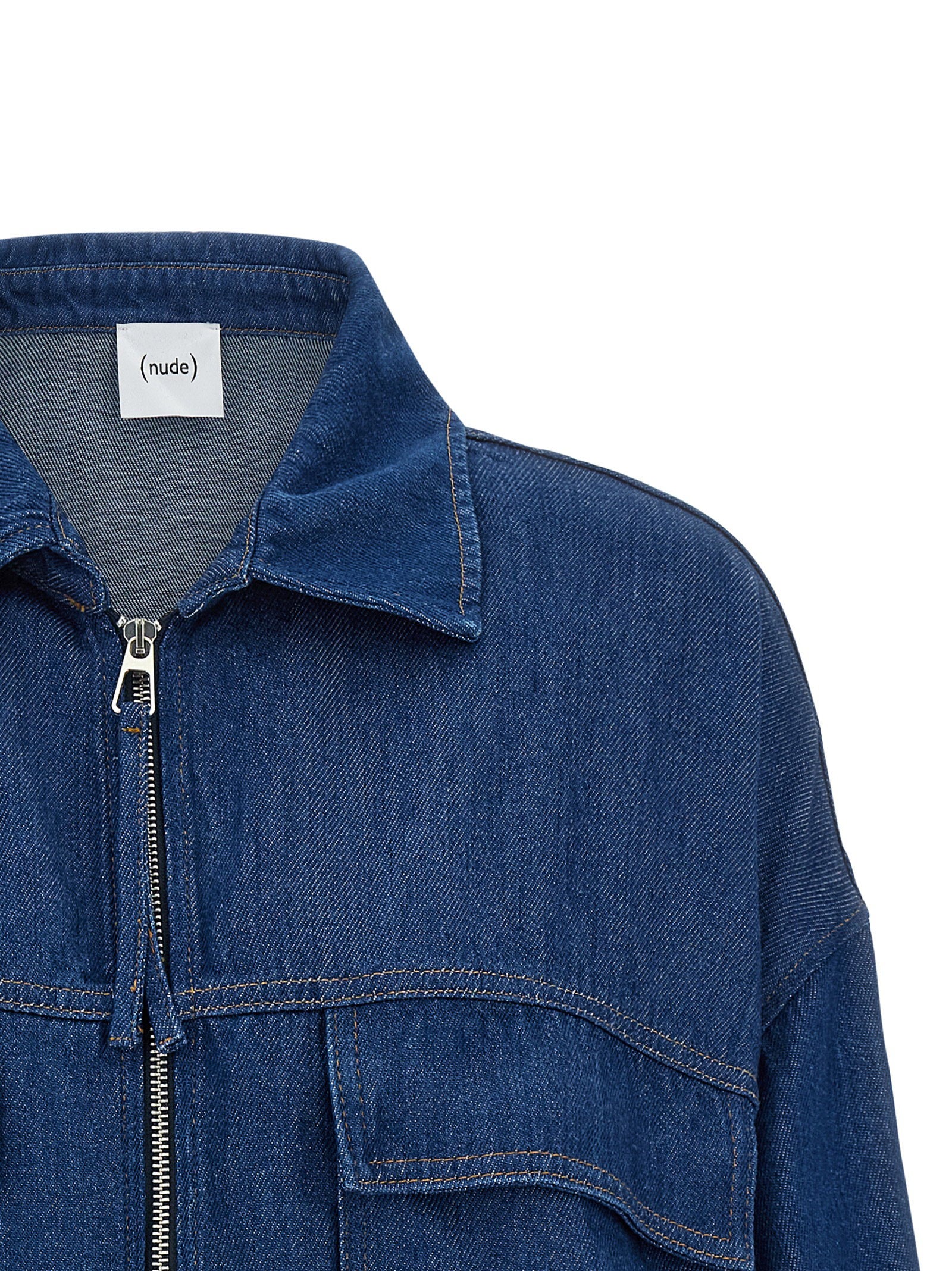 Nude Jacket — Blue, view 3
