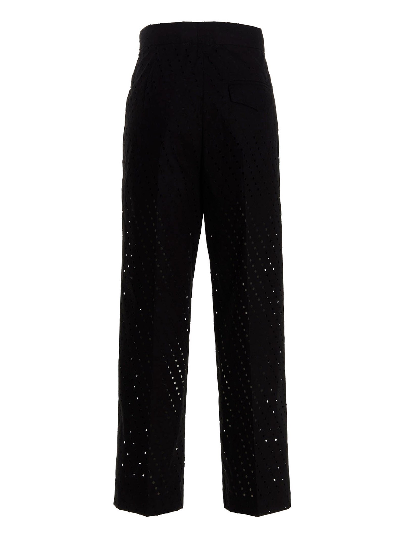 Nude Studded Trousers — Black, view 2