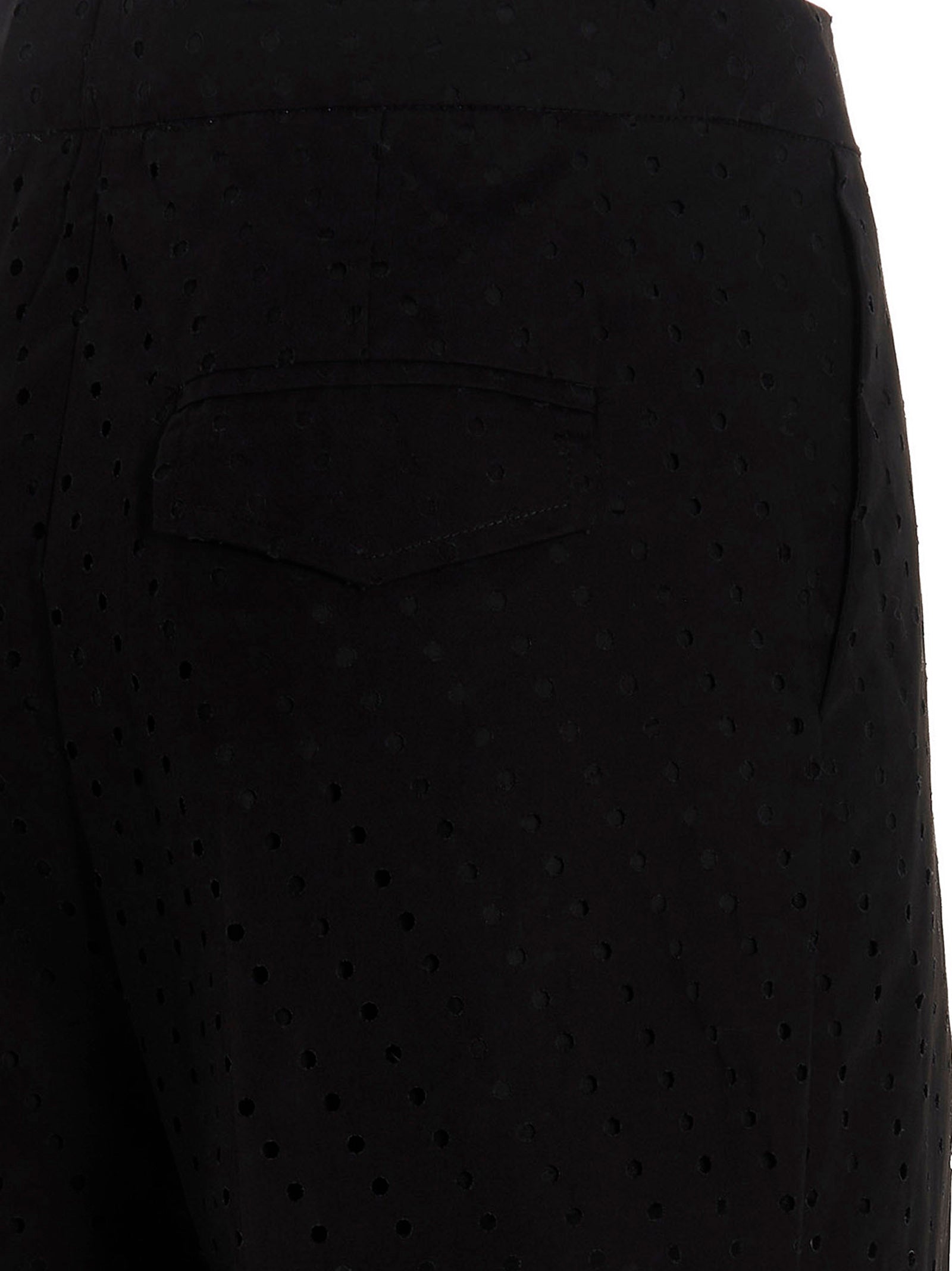 Nude Studded Trousers — Black, view 4
