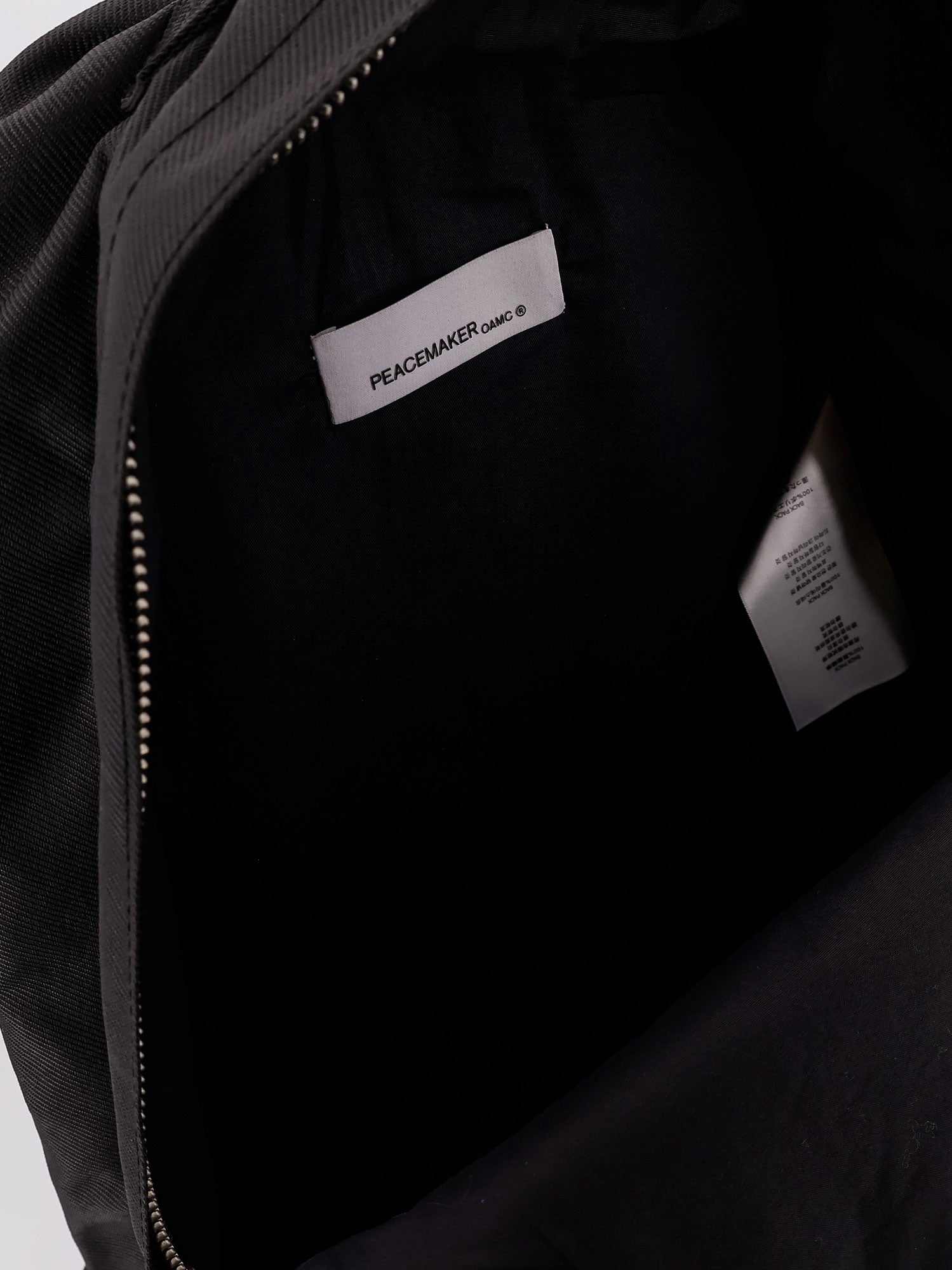 Oamc Peacemaker Nylon Backpack — Black, view 4