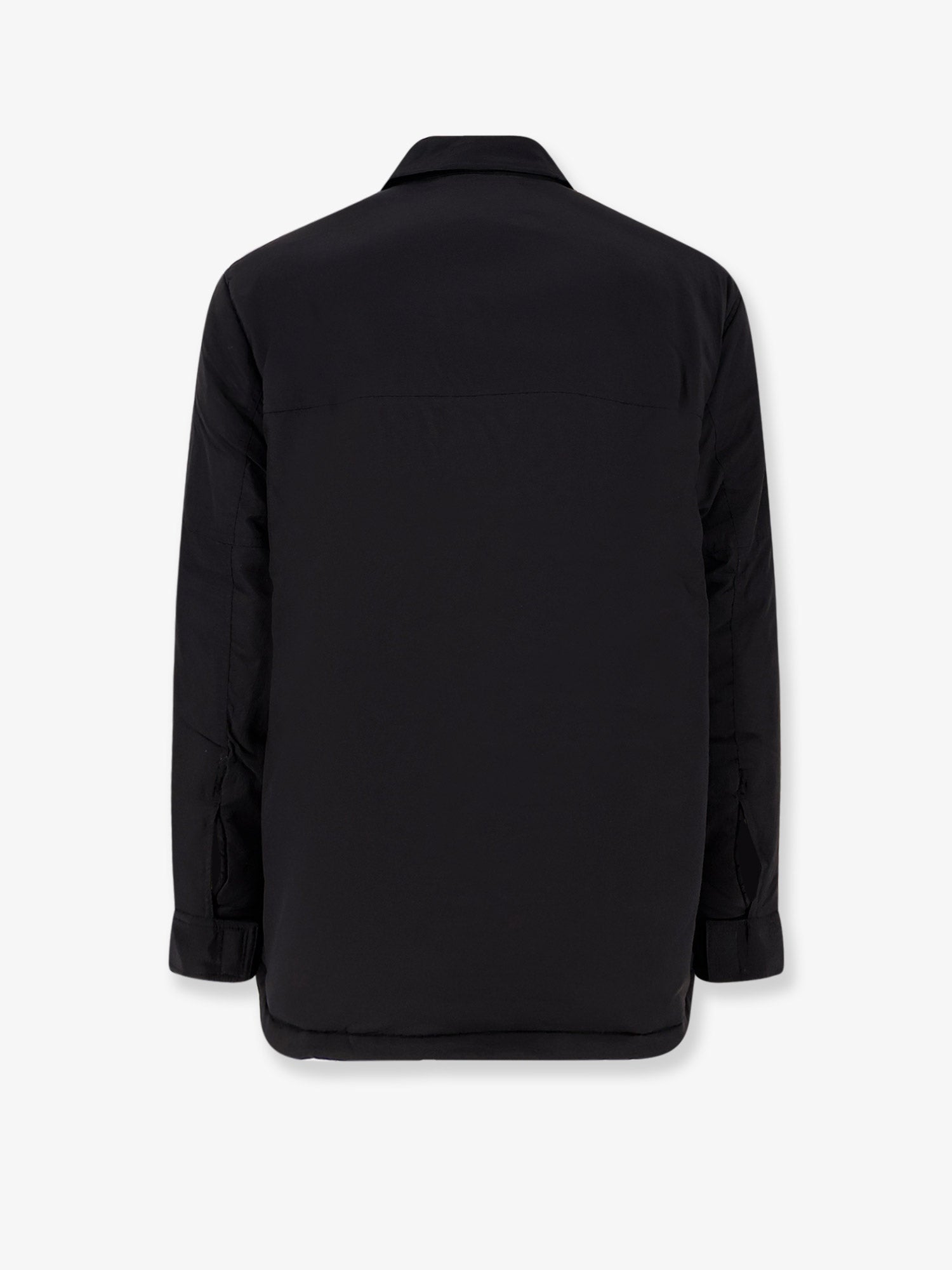 Oamc Peacemaker Nylon Overshirt Jacket — Black, view 2