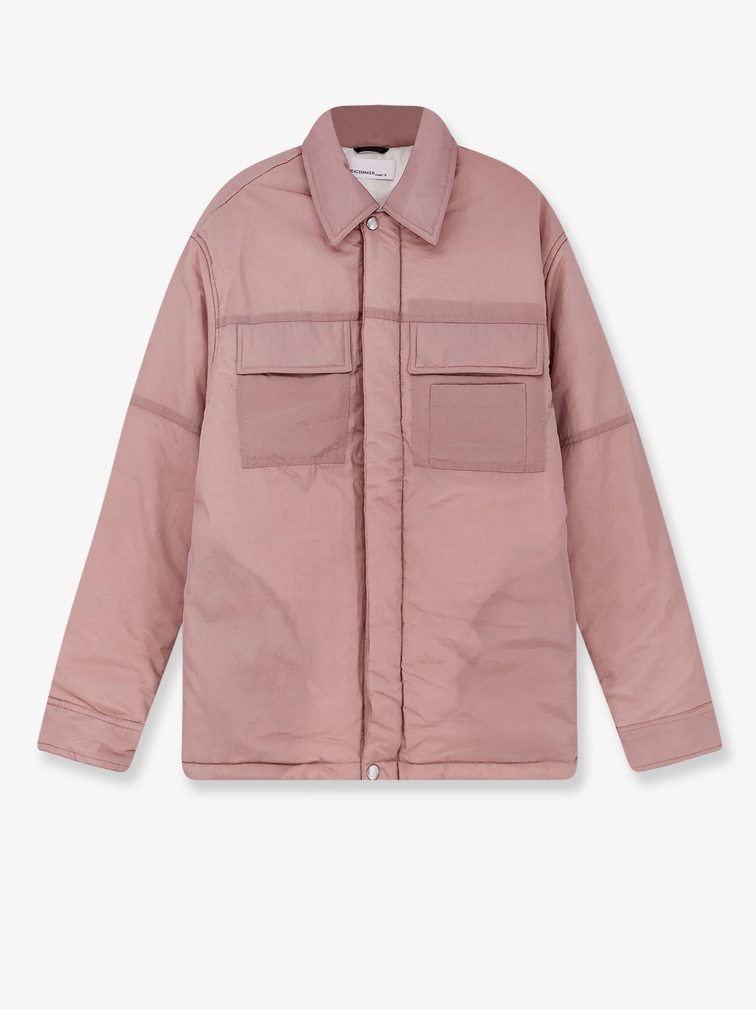 Oamc Peacemaker Padded Polyamide Overshirt — Pink by Oamc Peacemaker