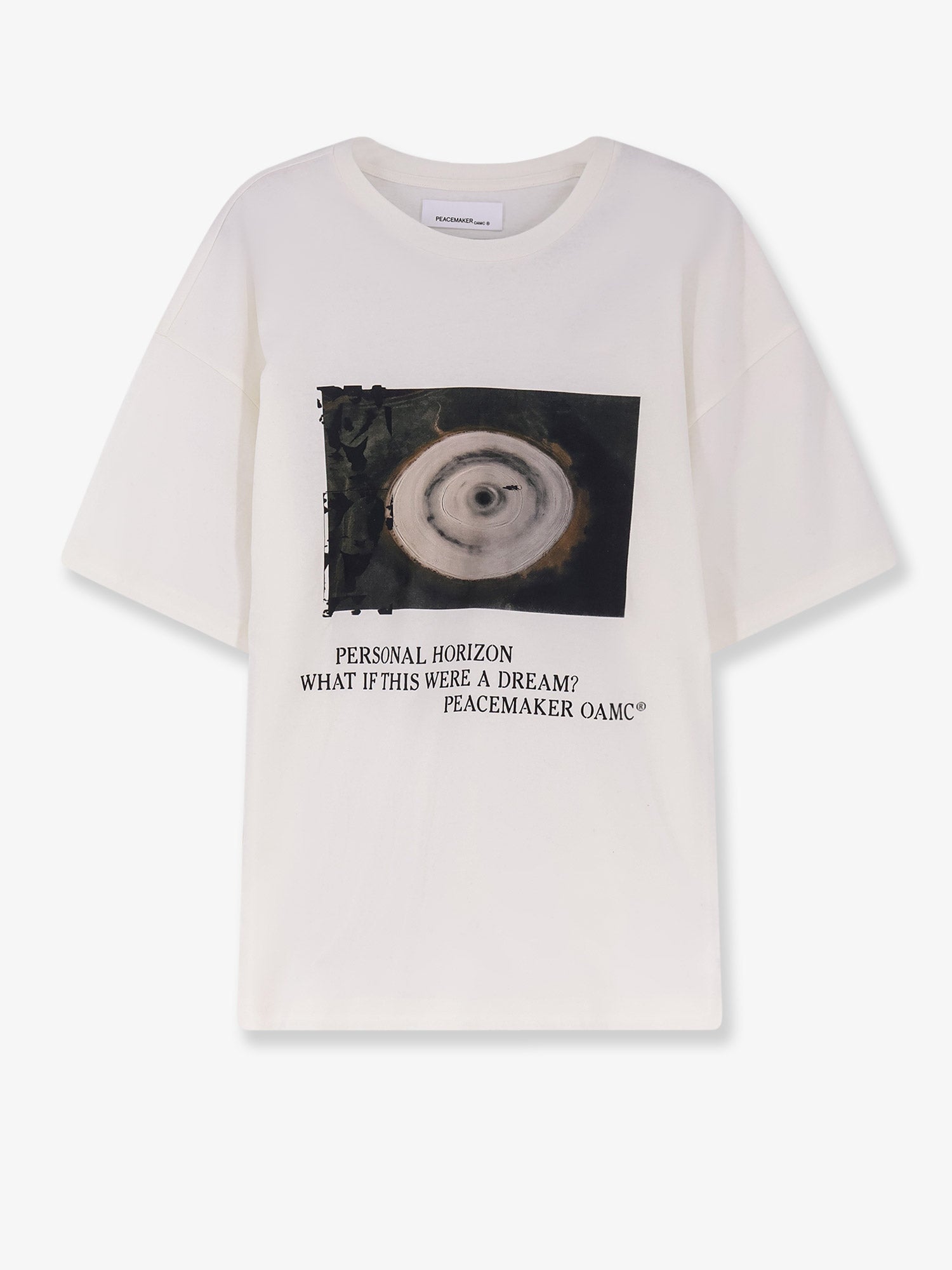 Oamc Peacemaker Landart 03 Print T-Shirt — White by Oamc Peacemaker