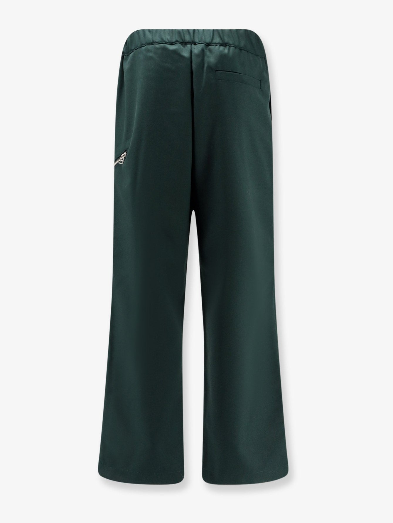 Oamc Peacemaker Virgin Wool Blend Trousers — Green, view 2
