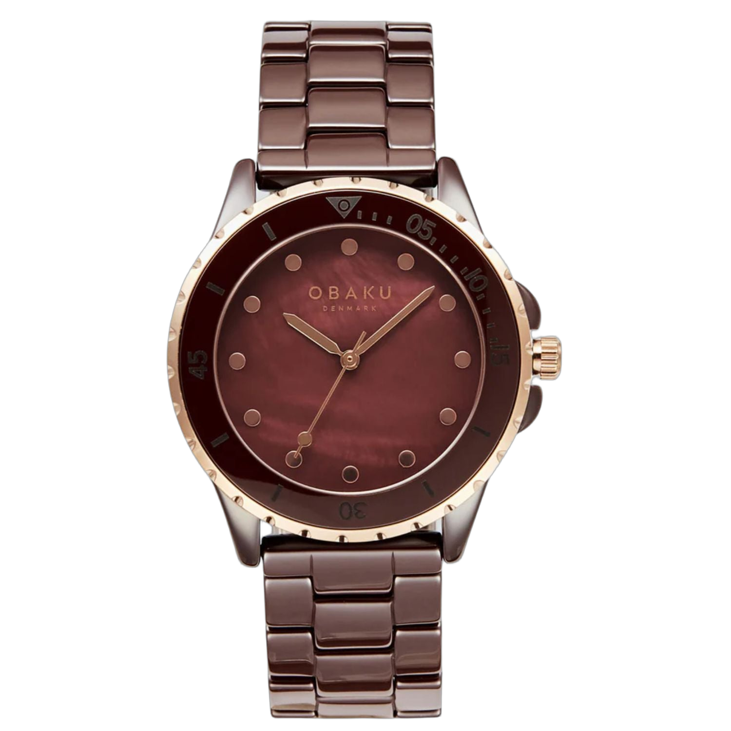 Obaku Quartz Watch — Brown by Obaku