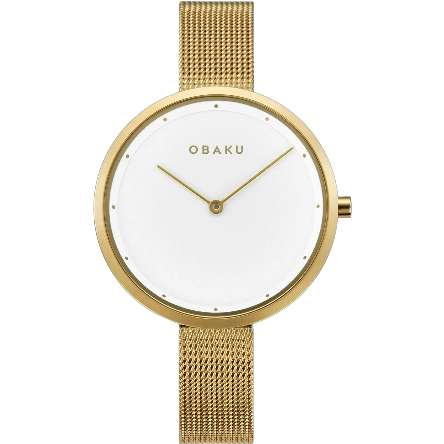 Obaku Mesh Watch — Gold by Obaku