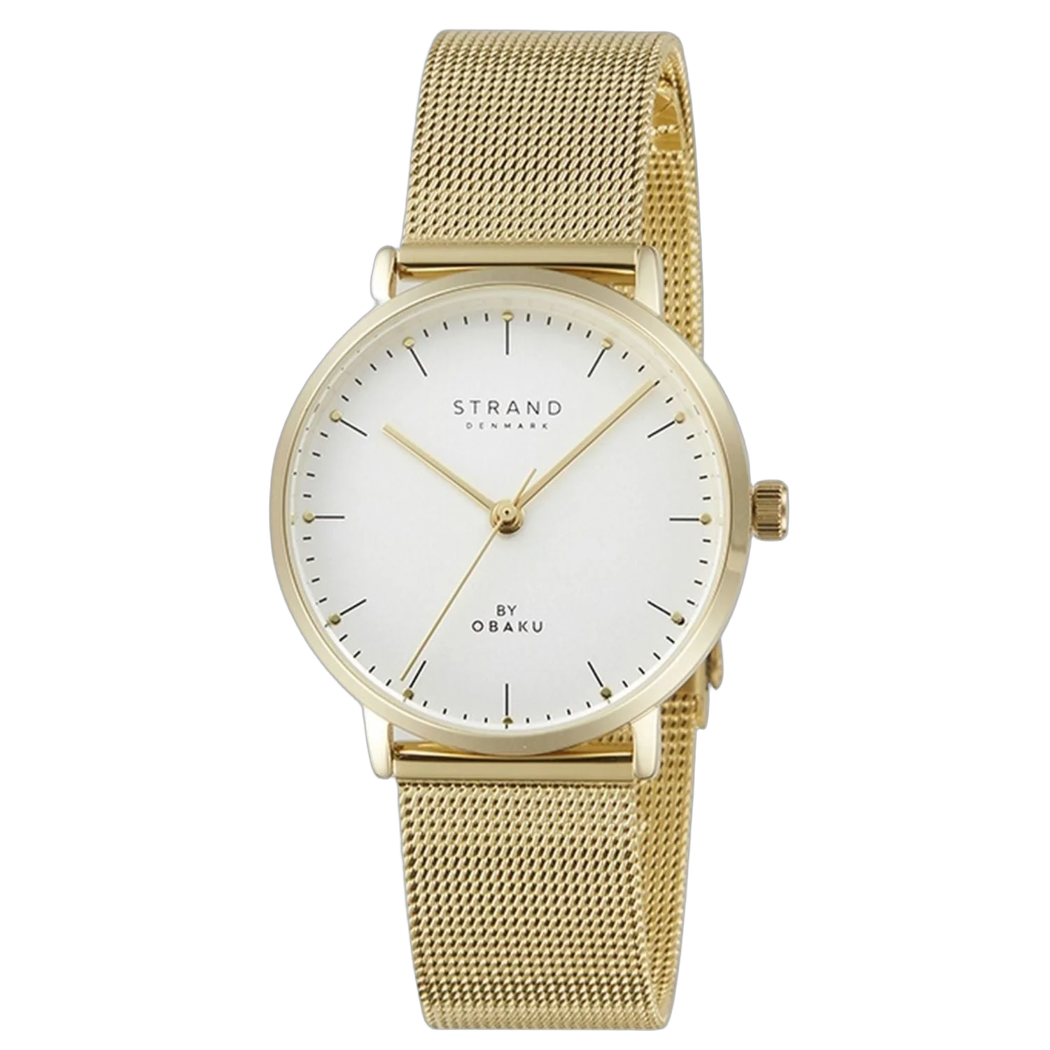 Obaku Gold Mesh Watch — Gold by Obaku