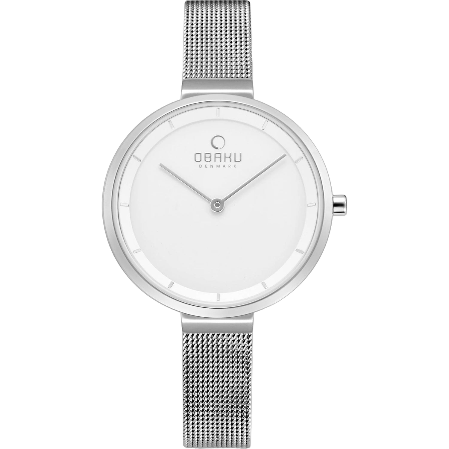 Obaku Minimalist White Dial Watch — White by Obaku