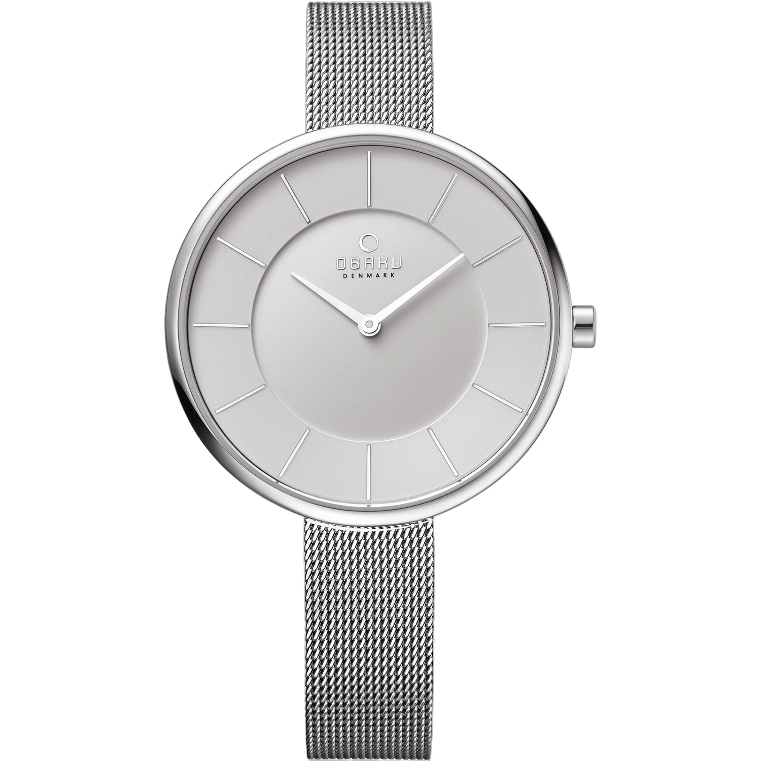 Obaku Minimalist Steel Watch — White by Obaku