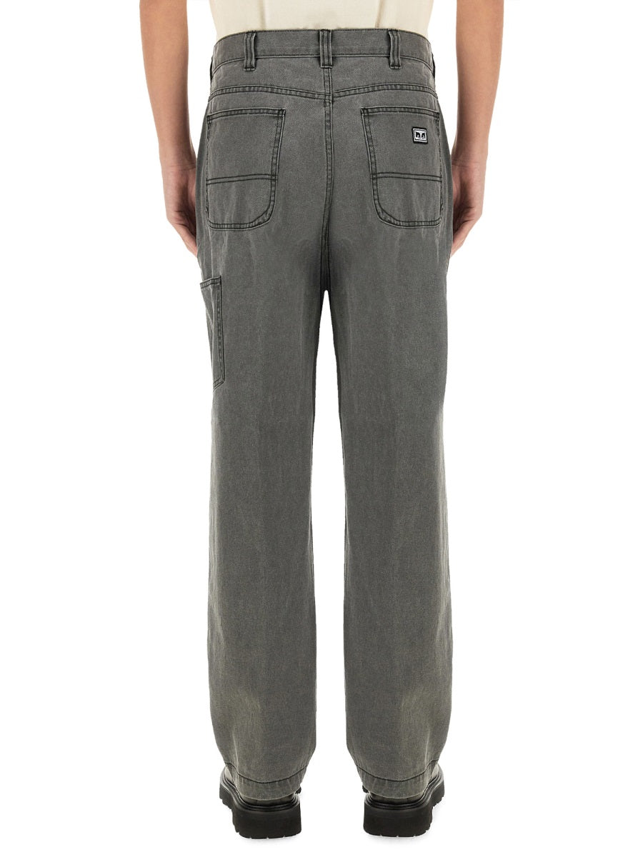 Obey Big Time Trousers — Black by Obey