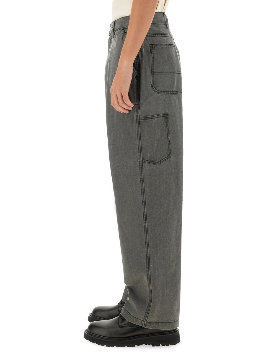 Obey Big Time Trousers — Black, view 4