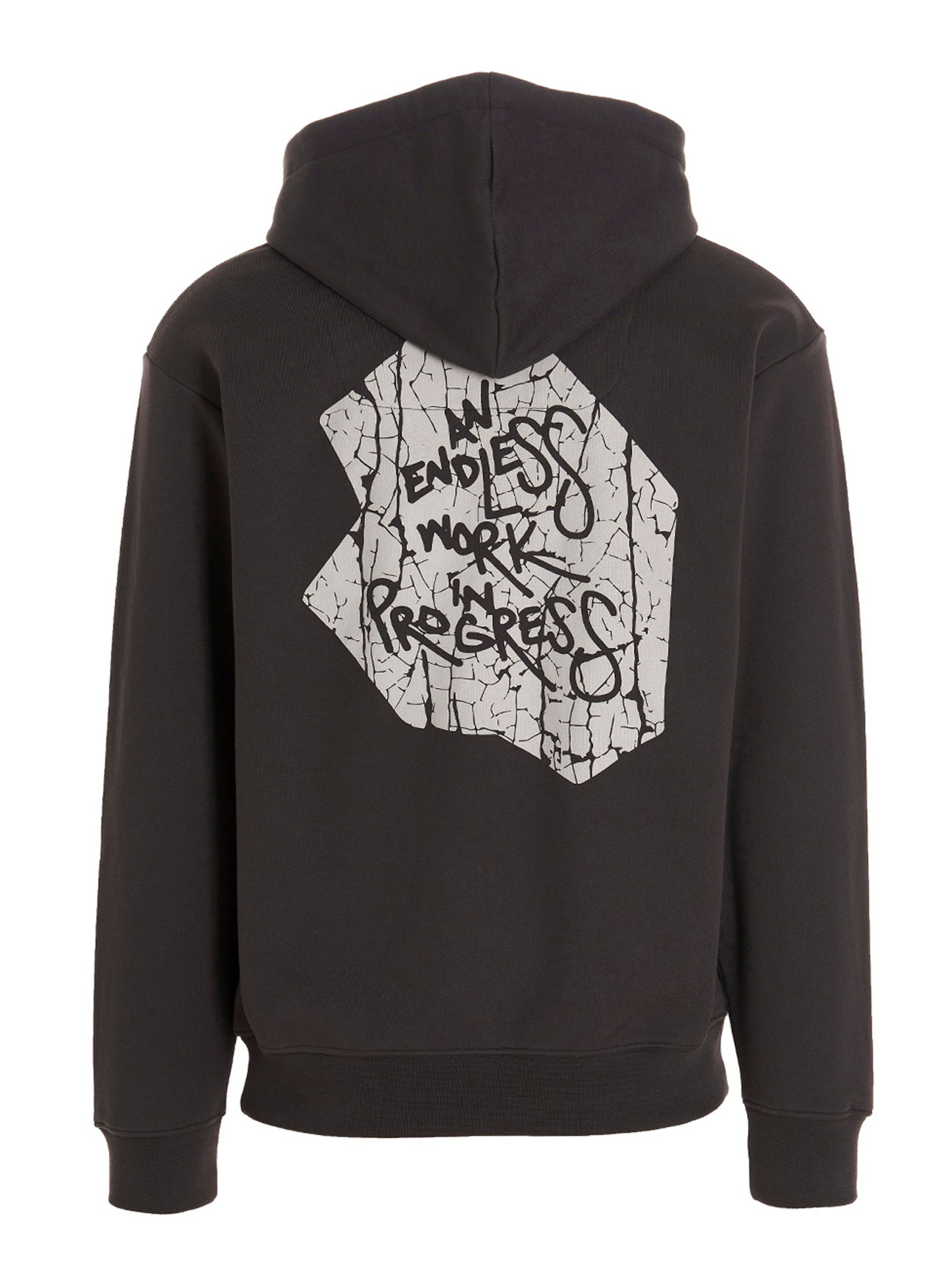Objects Iv Life Graphic Print Hoodie — Charcoal, view 2