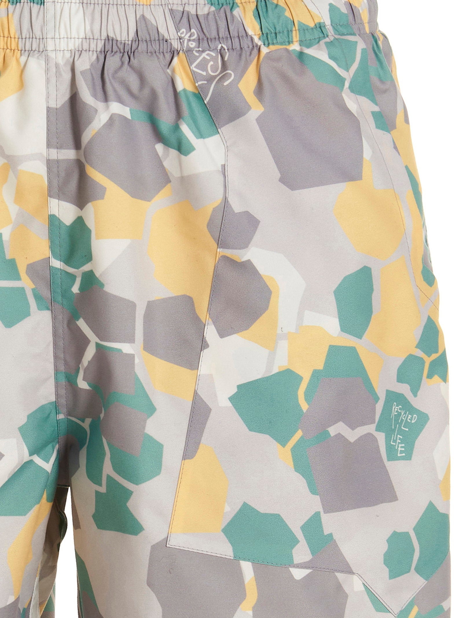 Objects Iv Life Geometric Print Shorts — Grey, view 3