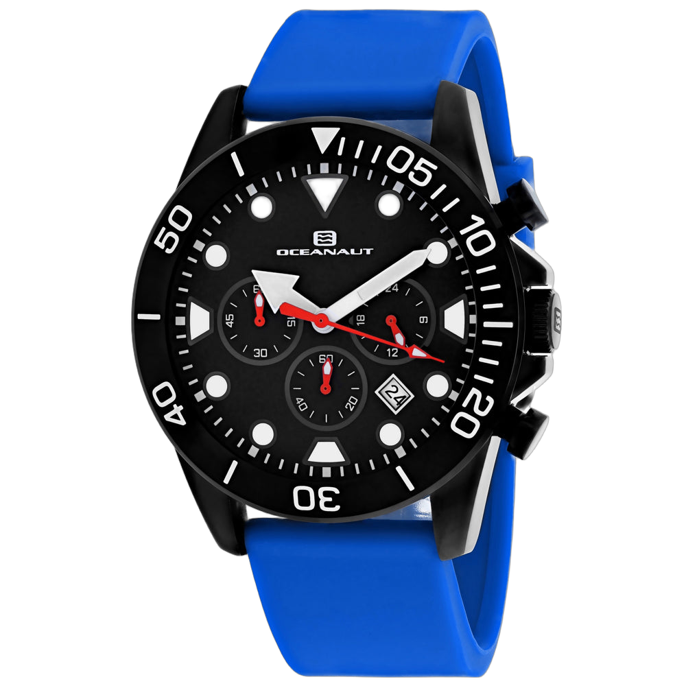 Oceanaut Chronograph Watch — Black by Oceanaut