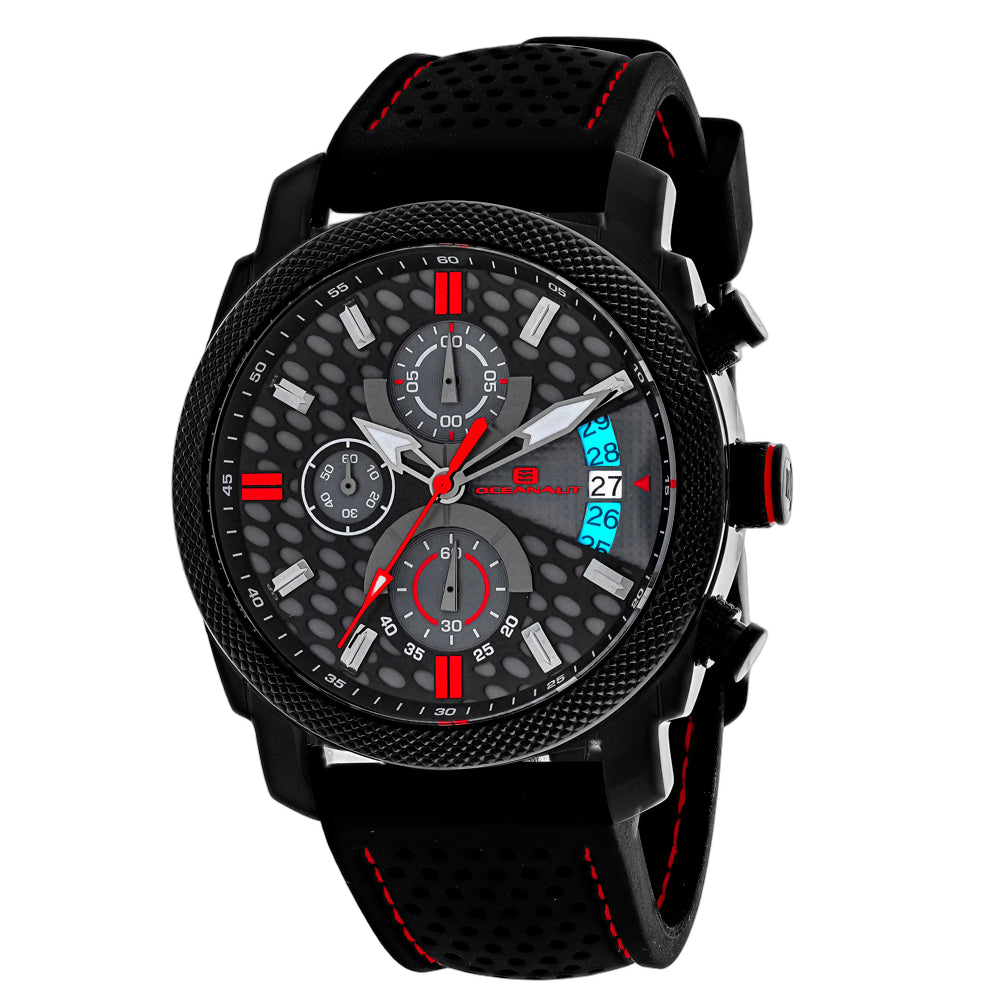 Oceanaut Chronograph Watch — Black by Oceanaut