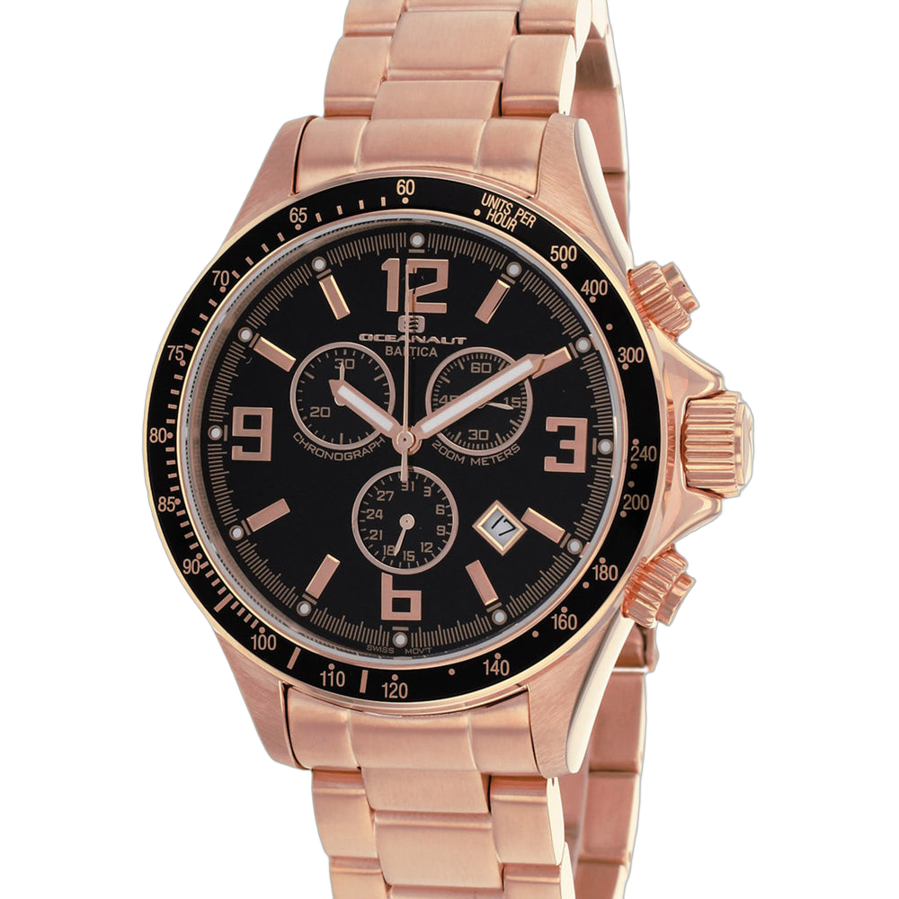 Oceanaut Chronograph Watch — Rose gold by Oceanaut