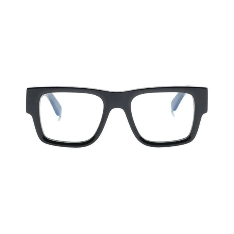 Off-White Square Full Rim Eyeglasses — Black, view 2