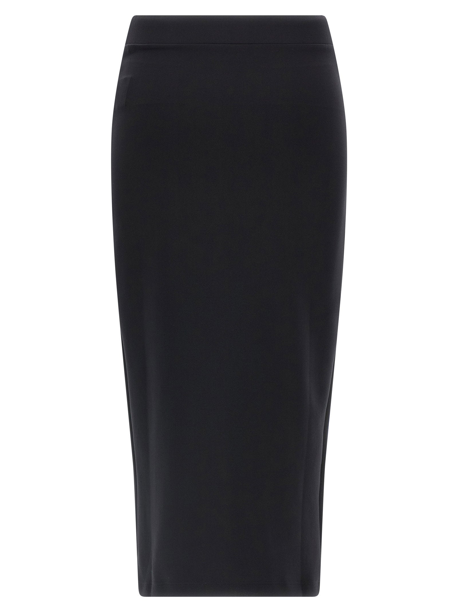 Off White Logo-Print Midi Skirt — Black, view 2