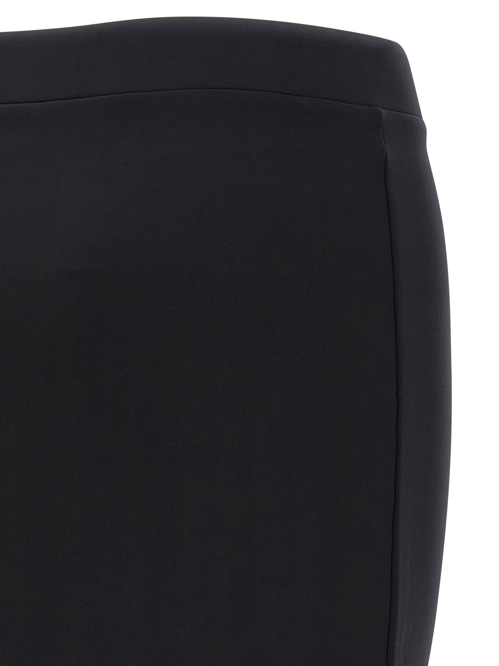 Off White Logo-Print Midi Skirt — Black, view 4