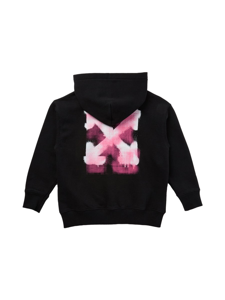 Off-White Arrowspray Sweatshirt — Black, view 3