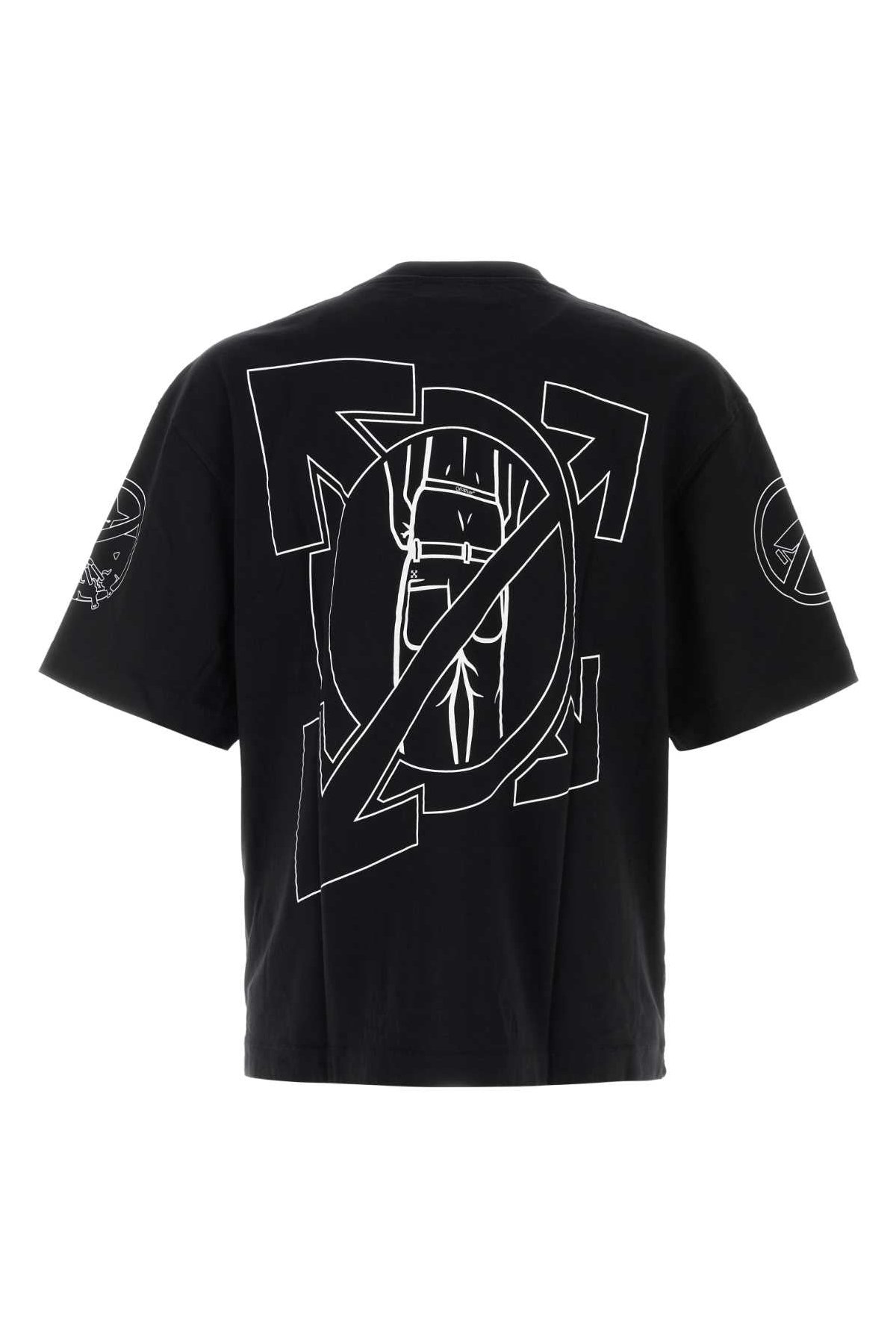 Off-White T-Shirt — Black, view 2