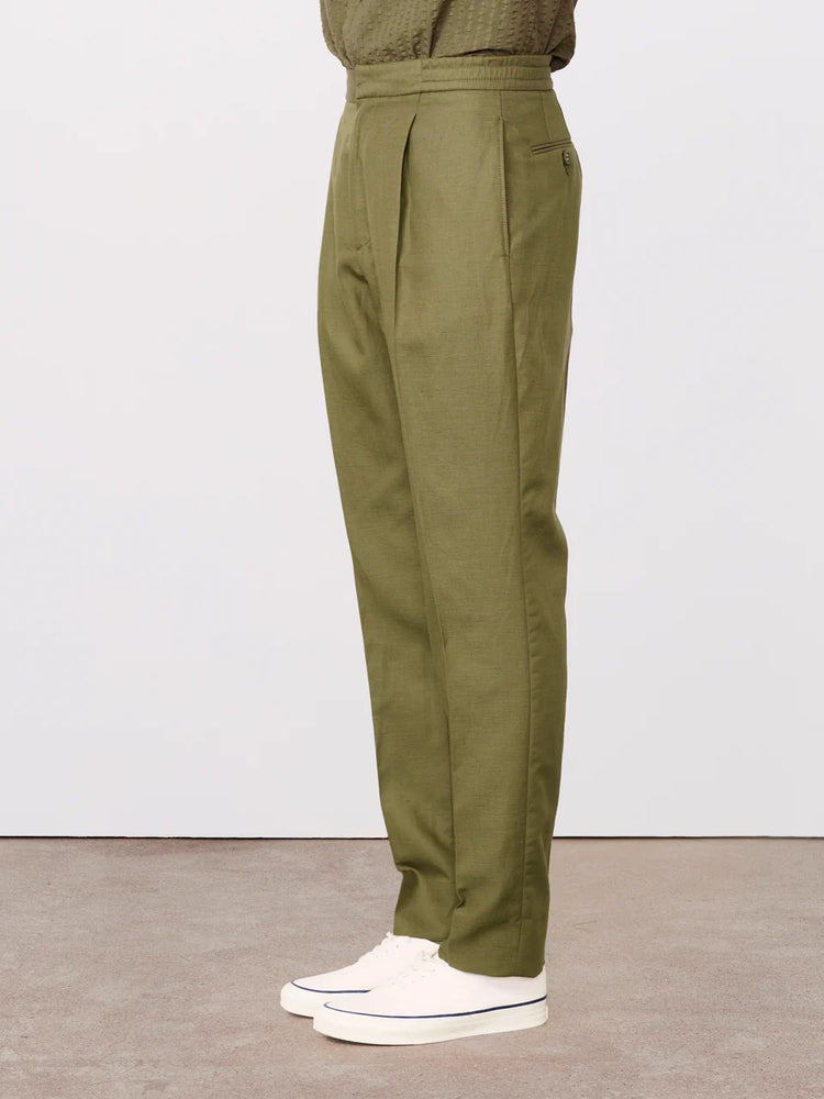Officine Generale Olive Trousers — Olive by Officine Generale