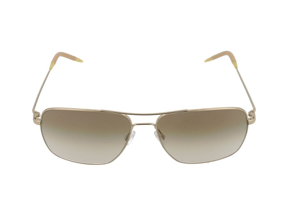 Oliver Peoples 0OV1150S Metal Aviator Sunglasses — Gold by Oliver Peoples