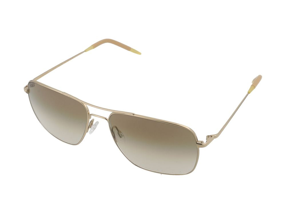 Oliver Peoples 0OV1150S Metal Aviator Sunglasses — Gold, view 2