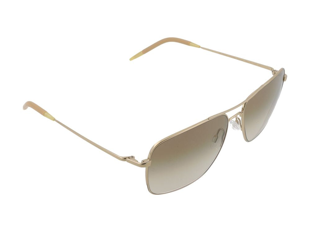 Oliver Peoples 0OV1150S Metal Aviator Sunglasses — Gold, view 4