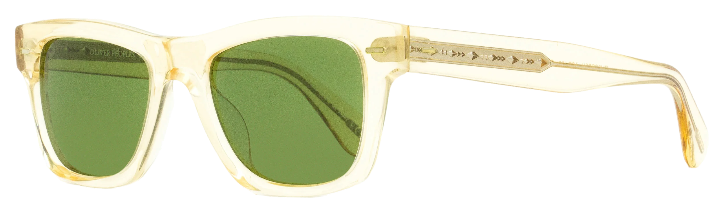 Oliver Peoples OV5393SU Rectangular Acetate Sunglasses — Buff by Oliver Peoples