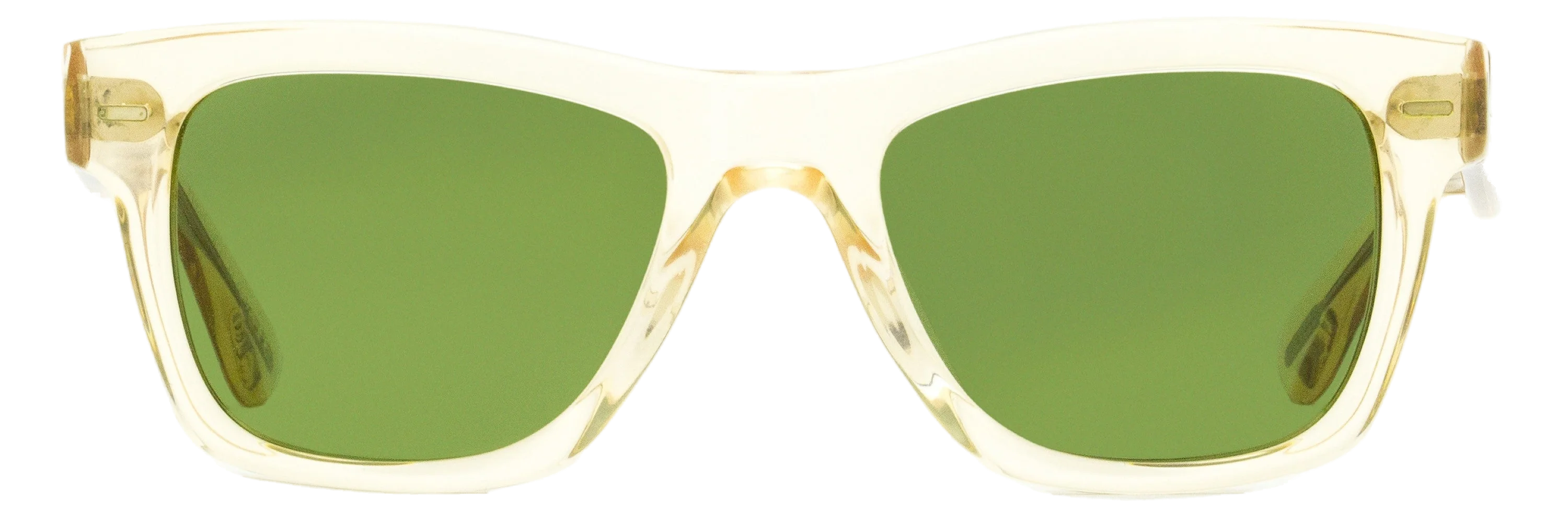 Oliver Peoples OV5393SU Rectangular Acetate Sunglasses — Buff, view 2