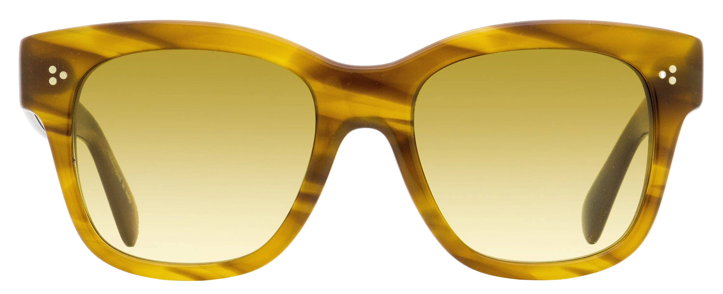 Oliver Peoples OV5442S Oversized Square Sunglasses — Yellow, view 2