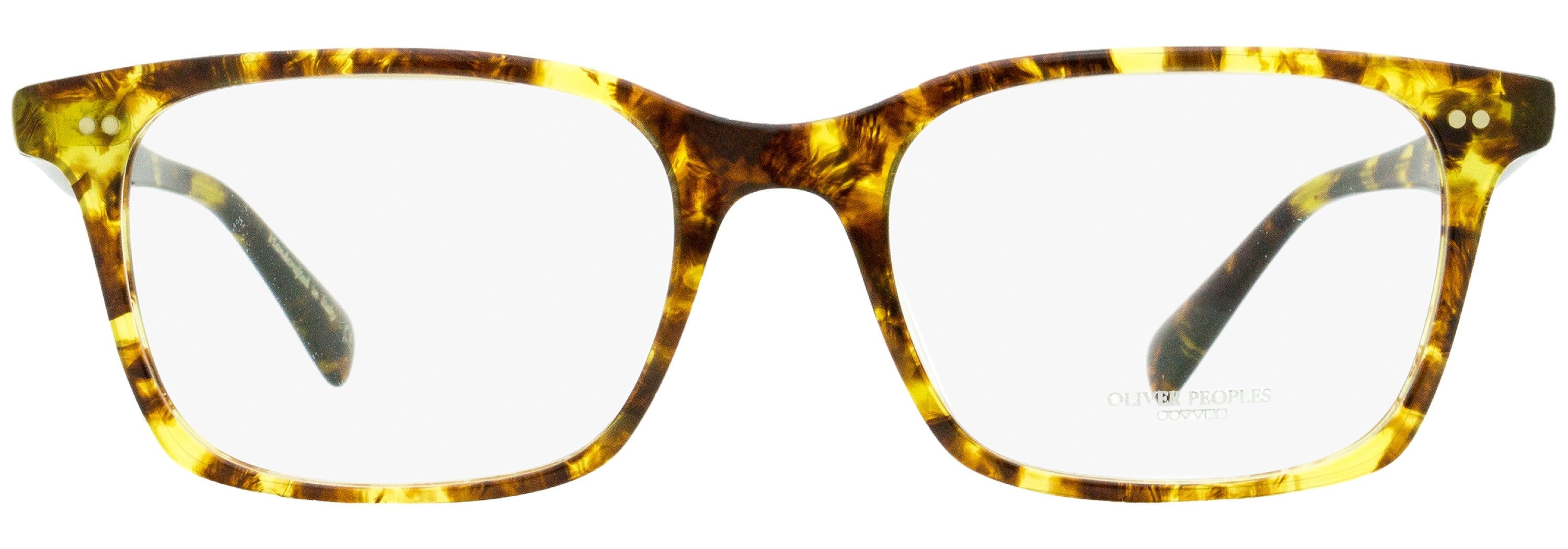 Oliver Peoples OV5446U Acetate Rectangle Frame Eyeglasses — Brown by Oliver Peoples