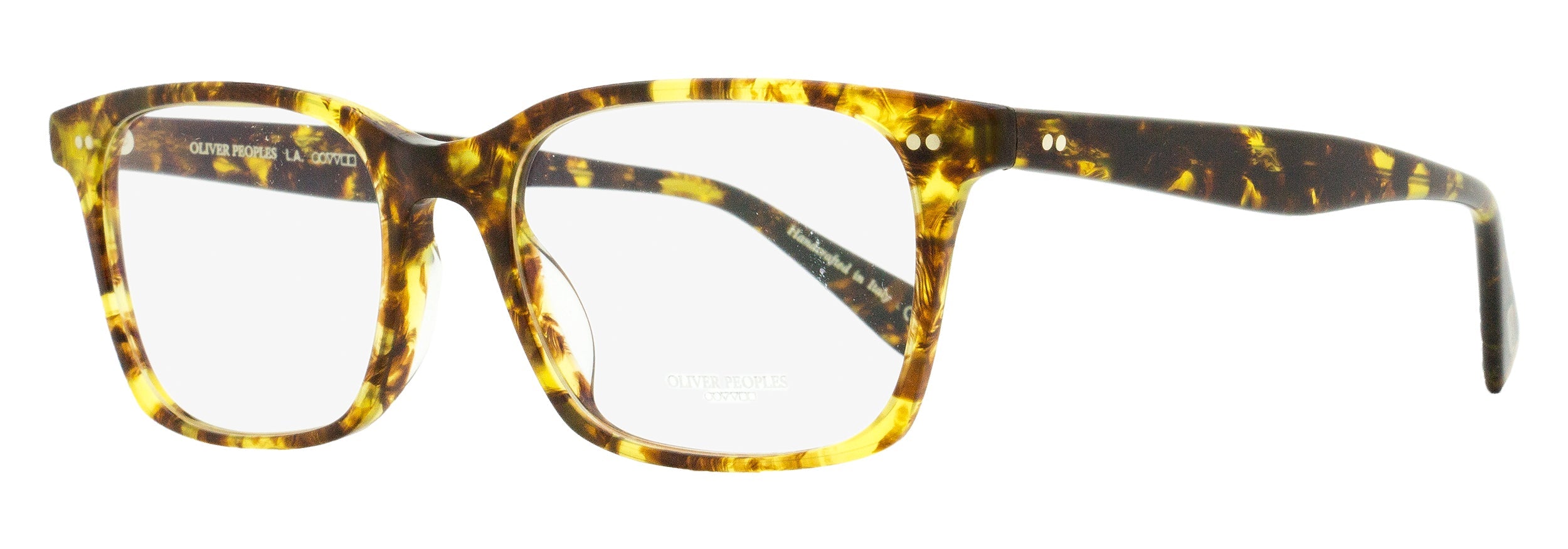 Oliver Peoples OV5446U Acetate Rectangle Frame Eyeglasses — Brown, view 2