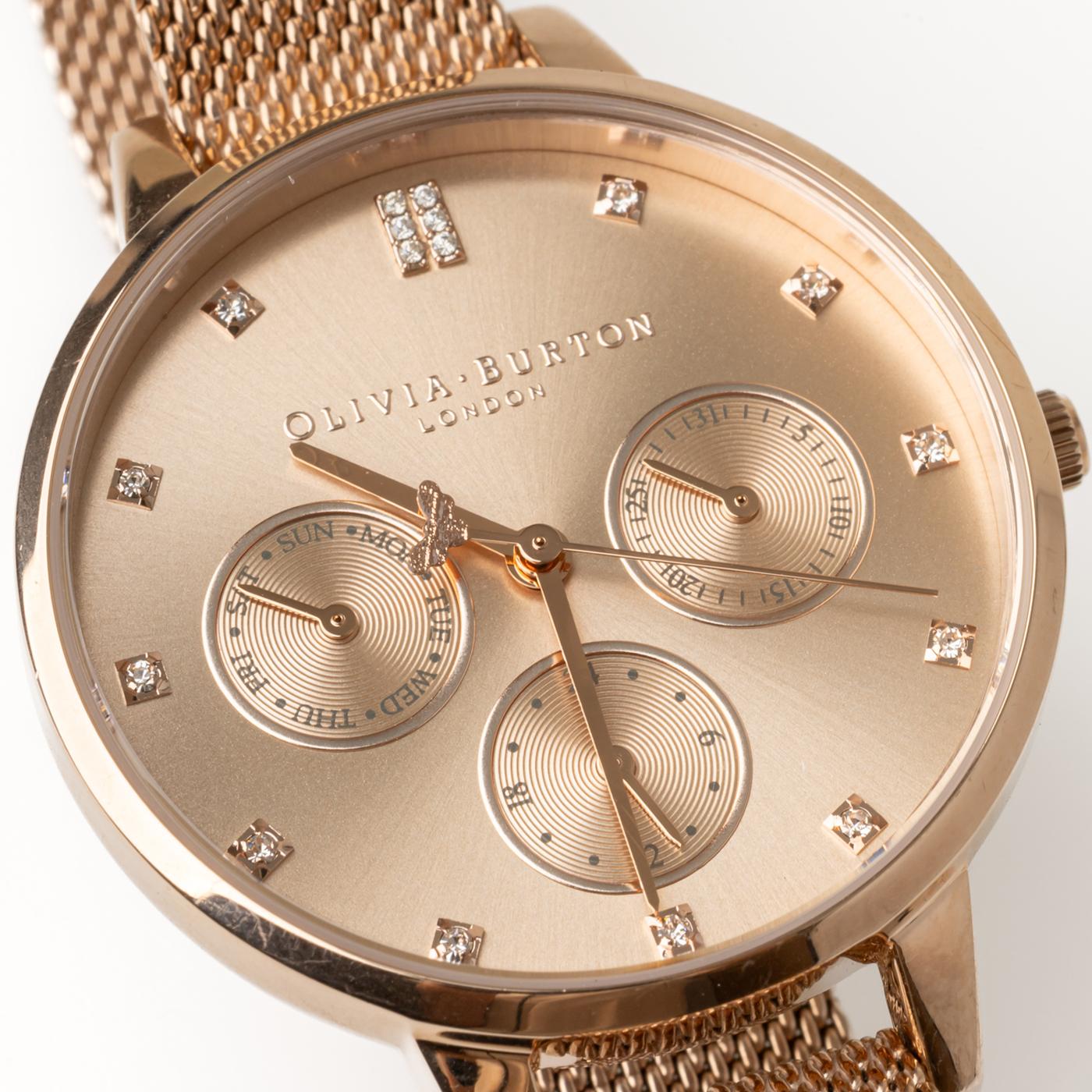 Olivia Burton Demi Multifunction Watch — Gold, view 3