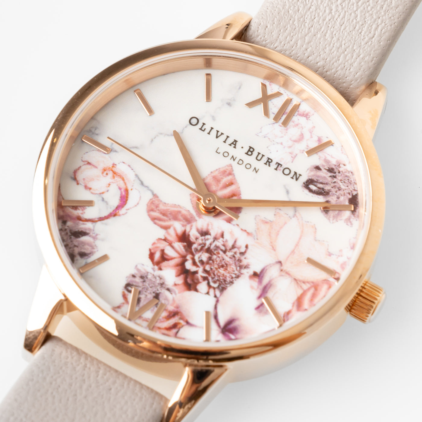 Olivia Burton Floral Dial Watch — Rose gold, view 3