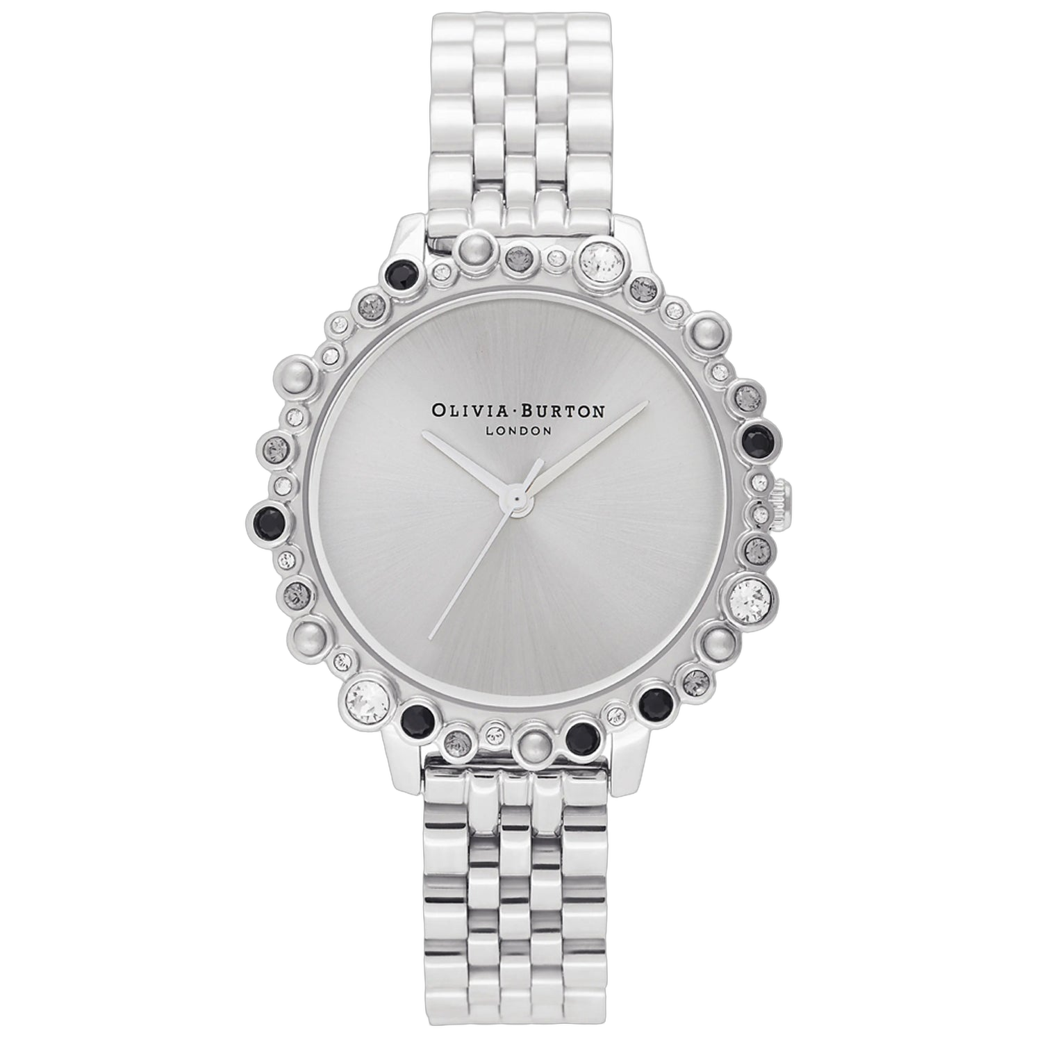 Olivia Burton Bejewelled Watch — Silver by Olivia Burton