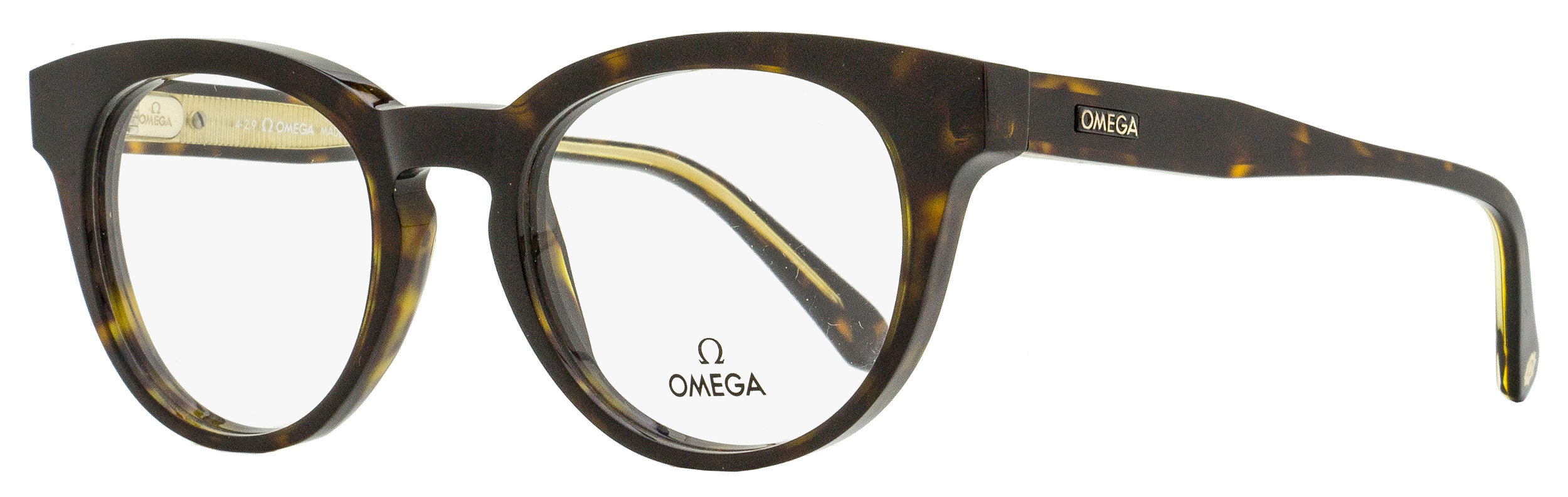 Omega OM5003H Pantos Optical Eyeglasses — Brown by Omega