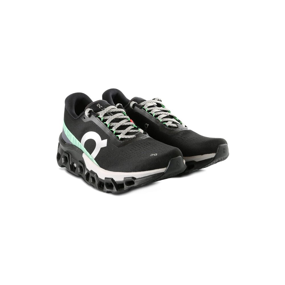 On Running Cloudmonster Sneakers — Black, view 3