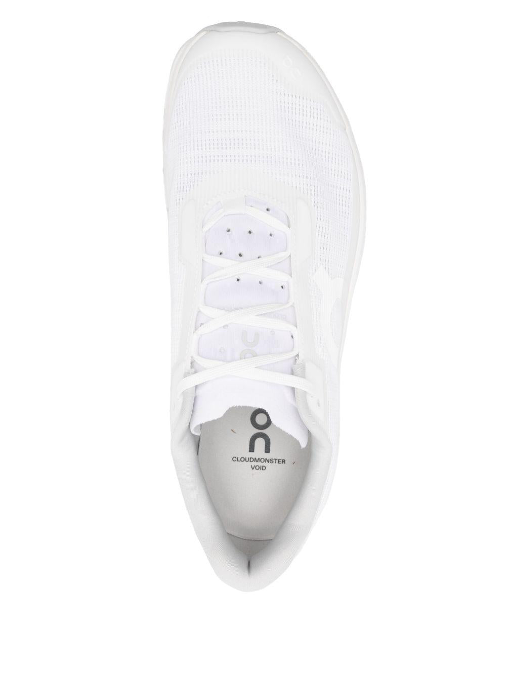 On Running Cloudmonster Void Sneaker — White, view 4