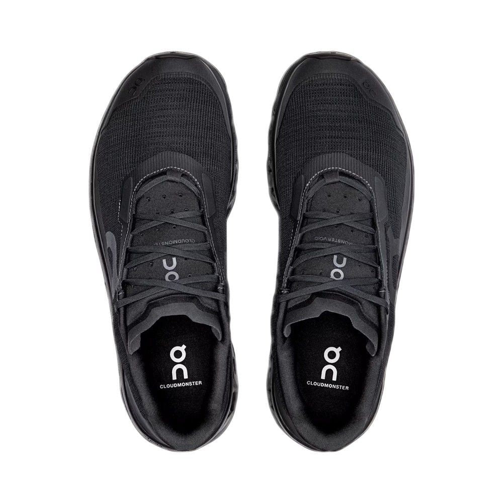 On Cloud Monster Sneaker — Black, view 2